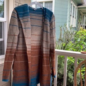 Horny Toad Cardigan: Heartfelt Blanket Lambs Wool